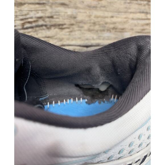 Brooks Adrenaline GTS 21 White Blue Orange Running Shoes Sneakers Womens Size 10 - Picture 12 of 15